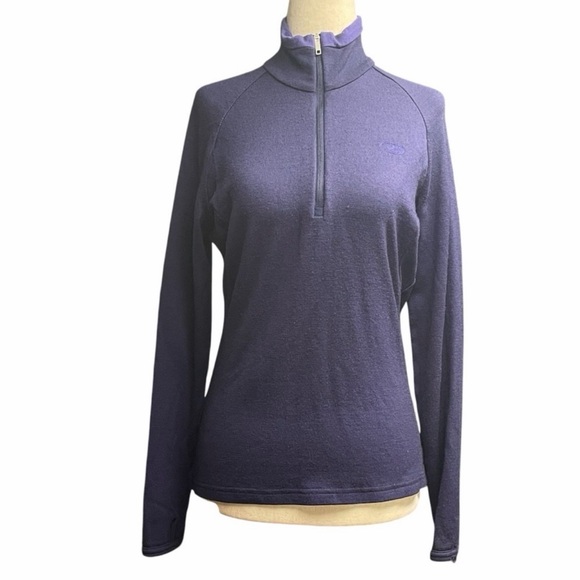 Icebreaker 320 Original Merino Wool Long Sleeve Half Zip Size Medium - Picture 2 of 2